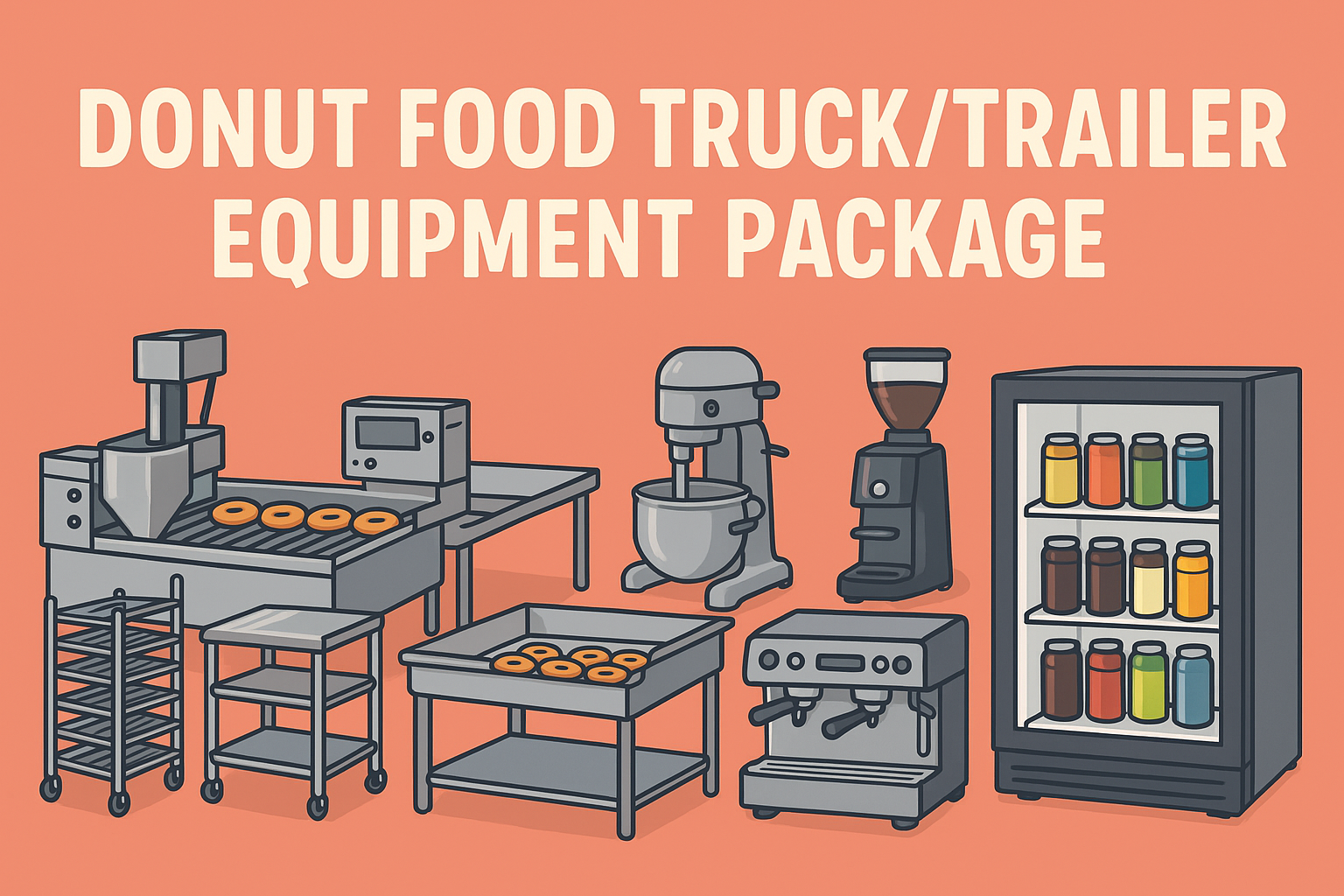 Donut Food Truck/Trailer Equipment Package