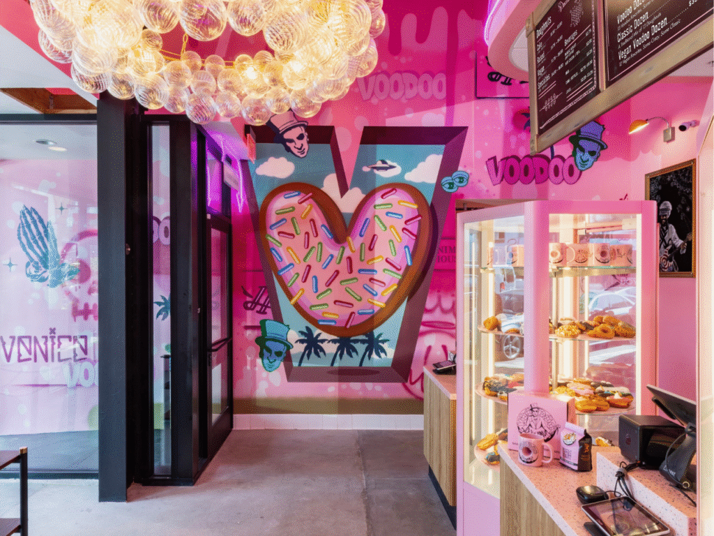 🍩 Voodoo Doughnut Opens in Venice Beach with “Venice Peach” Charity Doughnut to Support LAFD Foundation